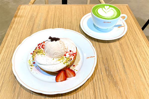 カフェキツネで福岡店限定のフレンチトースト注文してみました！