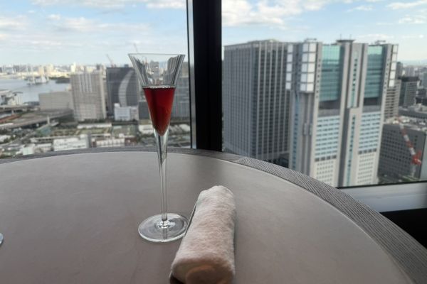 JWマリオットホテル東京_ウェルカムドリンク
