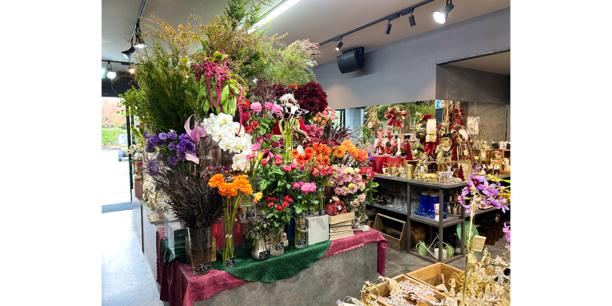 EFFECT福岡の生花はイキイキとして豊富なラインナップです。