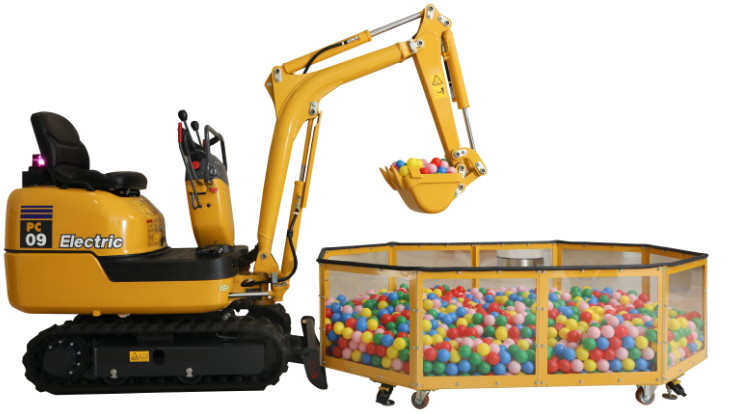 重機好きな子ども大興奮！こまつの杜のわくわくコマツ未来館