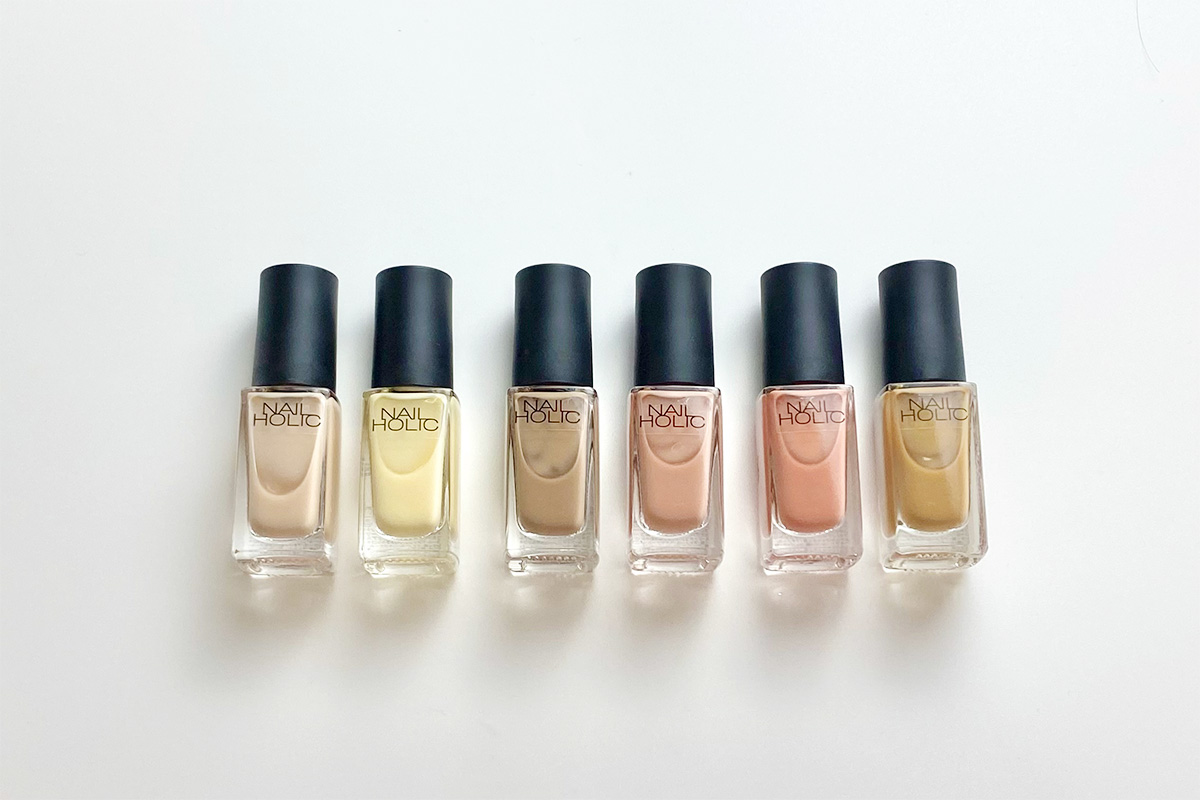 ネイルホリック爪用ファンデのイエベカラー一覧