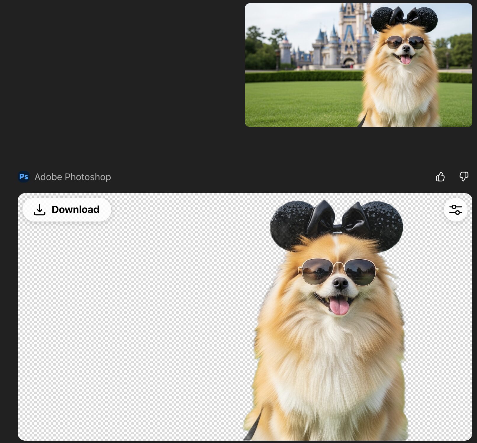 ChatGPTのPhotoshopでできること|背景削除（背景透過）