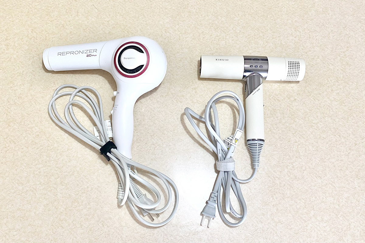 キヌージョとヘアビューロンとの比較