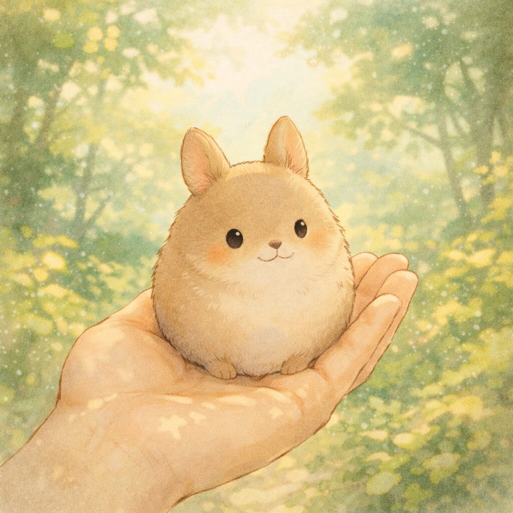 ChatGPT画像生成のジブリ風（キャラ）を作るプロンプト設計_小動物