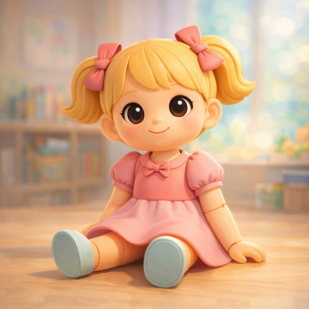 ChatGPT画像生成のピクサー風（キャラ）を作るプロンプト設計_おもちゃ風