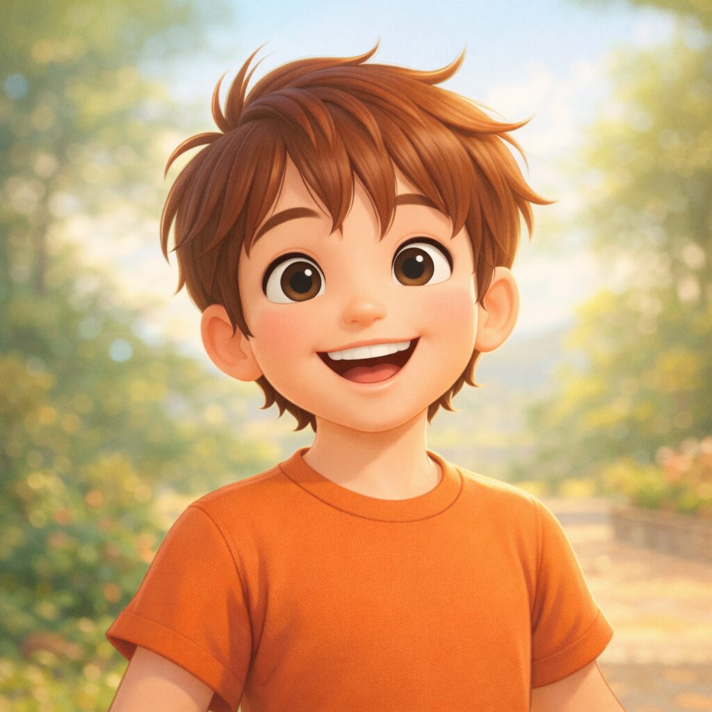 ChatGPT画像生成のピクサー風（キャラ）を作るプロンプト設計_男の子