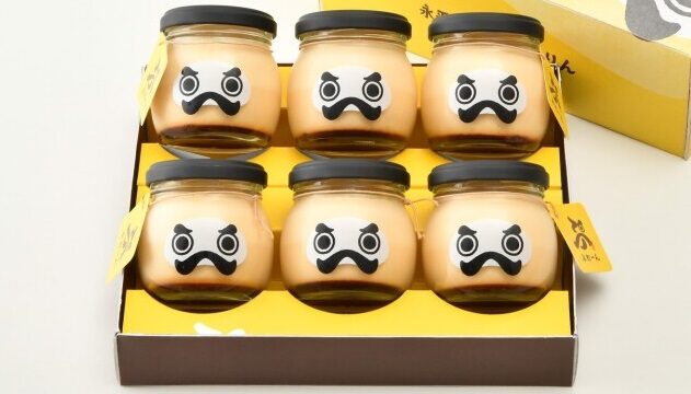 福井で有名なお土産　③永平寺だるまプリン　地元の恵みがたっぷり！とろける濃厚な味