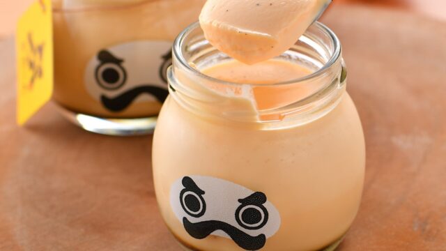 福井で有名なお土産　③永平寺だるまプリン可愛いだるまボトル