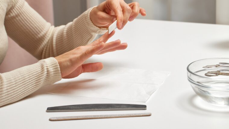 ジェルアレルギー　なぜ起きた？　甘皮処理のしすぎ