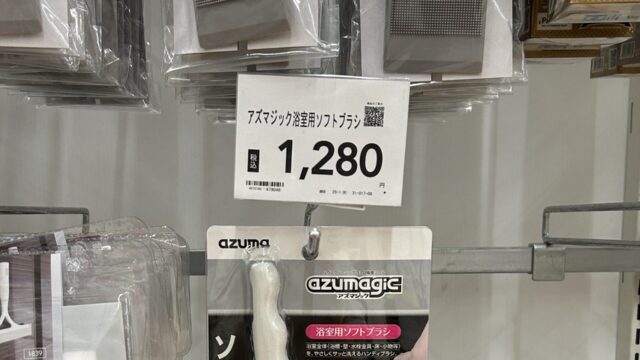 アズマ工業の浴室用ソフトブラシはここに売っていた！カインズ・コーナンが最有力