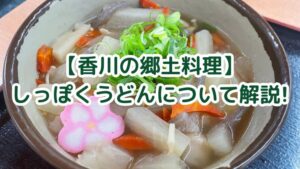 【香川の郷土料理】しっぽくうどんについて解説!