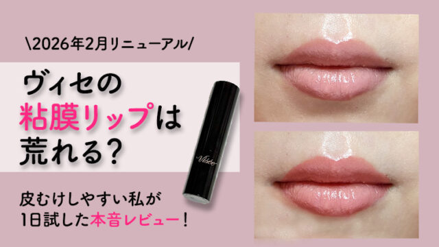 ヴィセの粘膜リップは荒れる？皮むけしやすい私が1日試した本音レビューと対策
