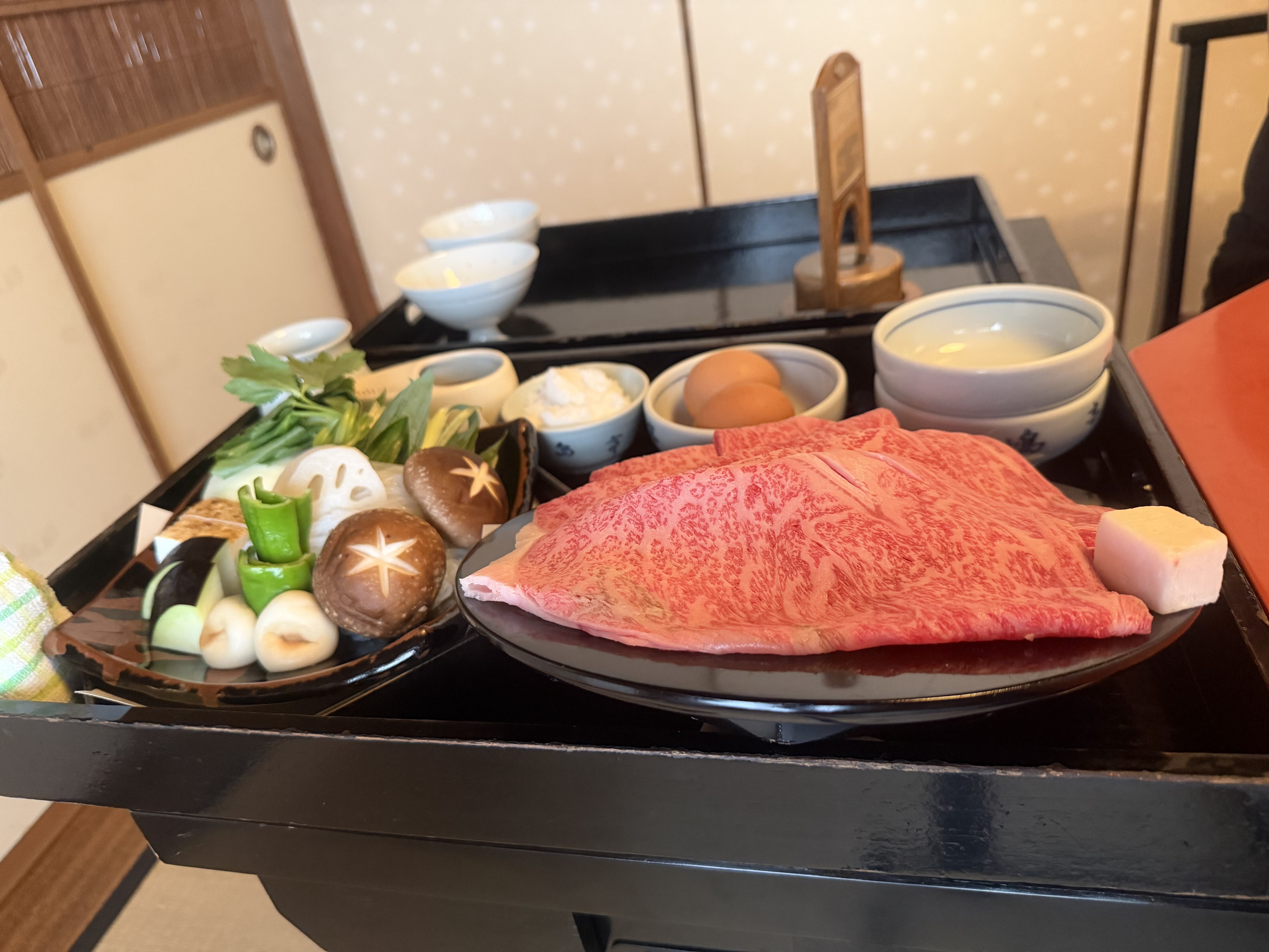 三嶋亭 すき焼き 黒毛和牛 具材セット