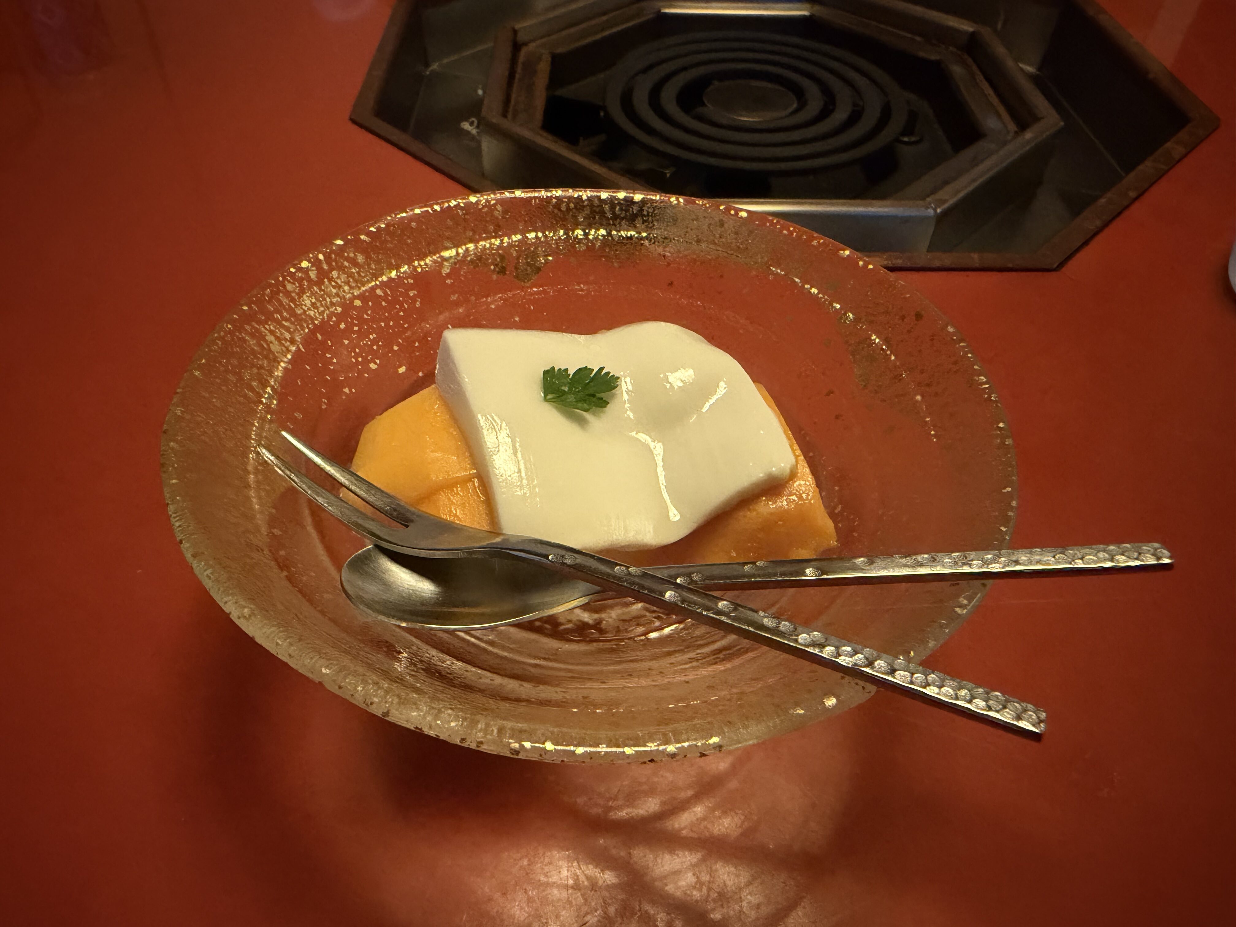 三嶋亭 デザート すき焼きコース